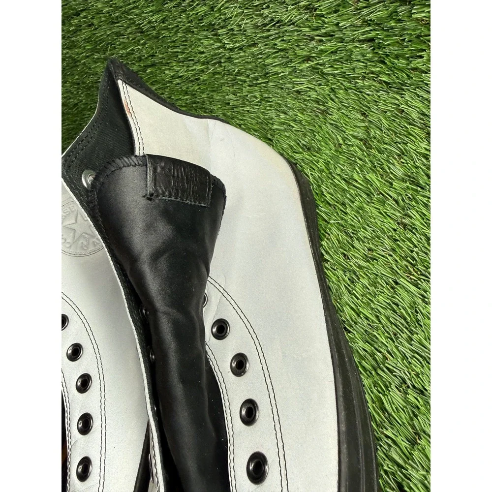 Converse Chuck Taylor Freedom Trail Silver Black Reflective Boston‎ Mens 10.5